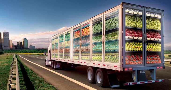 Грузоперевозки продуктов 