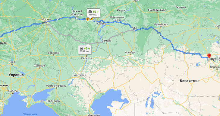 Грузоперевозки Минск - Нур-Султан. Грузоперевозки из Белоруссии