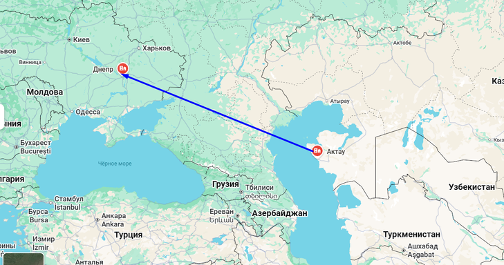 Перевозки грузов из Актау в Днипро. Грузоперевозки из Казахстана
