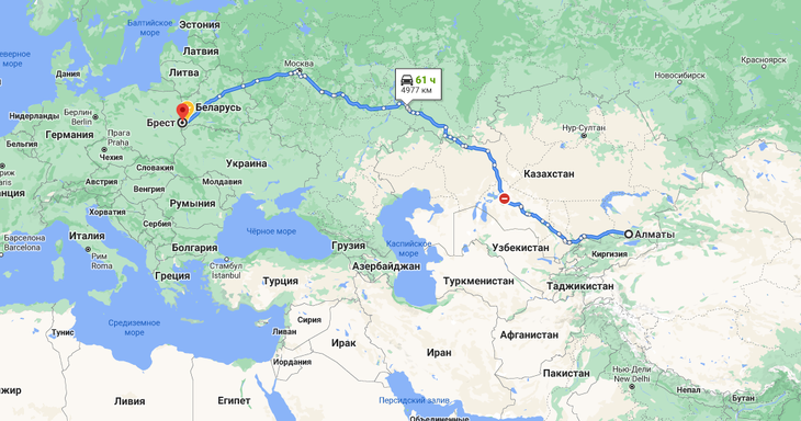Грузоперевозки Алматы - Минск.  Грузоперевозки из Казахстана