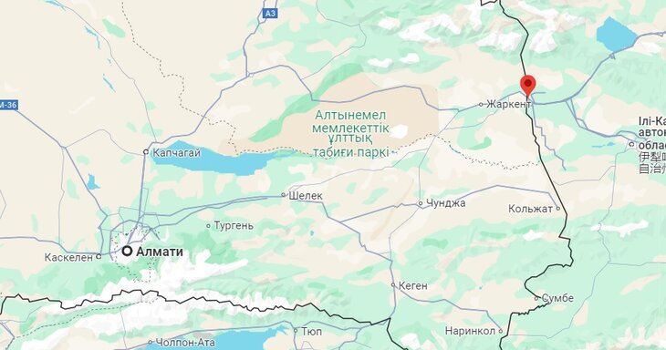 Перевозки грузов из Алматы в Хоргос