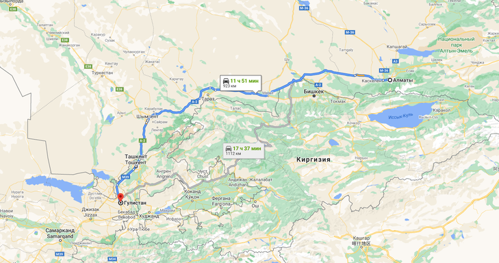 Грузоперевозки Алматы - Гулистан.  Грузоперевозки из Казахстана